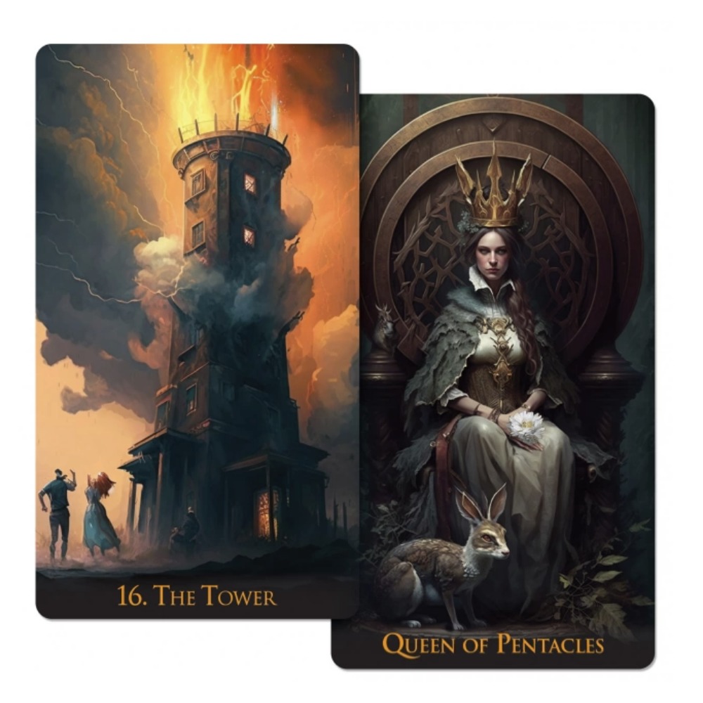 Tarot Cards Deck With Guidebook - 12 * 7 cm Weird World