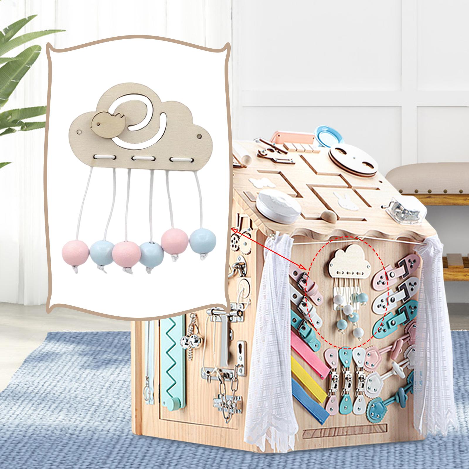 Montessori Wooden Busy Board Toddler - Montessori Busy Board Material Holz-Zubehör für