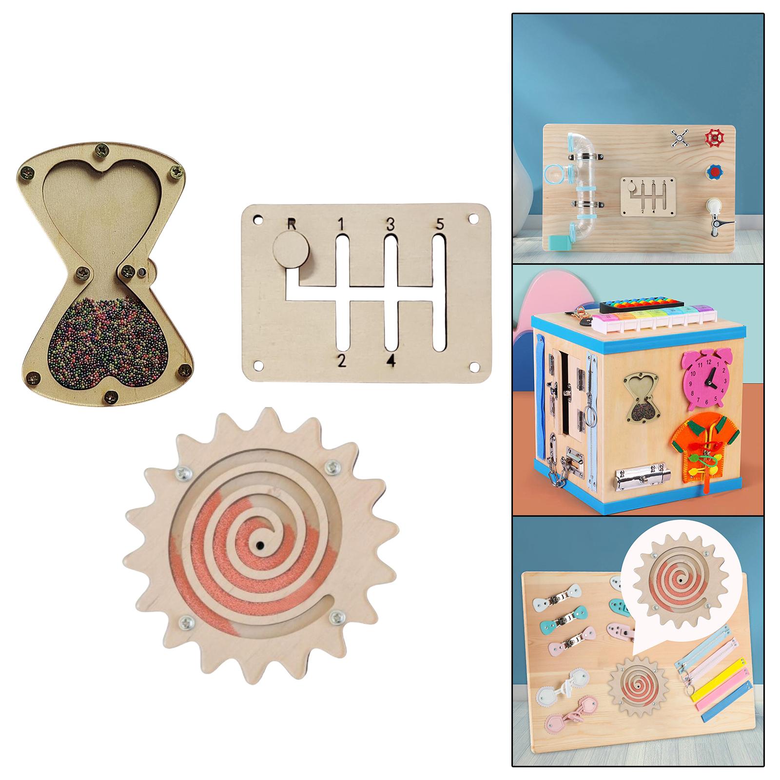 Montessori Busy Board Zubehör  – Montessori Wooden Busy Board Toddler Bewertung und Preis
