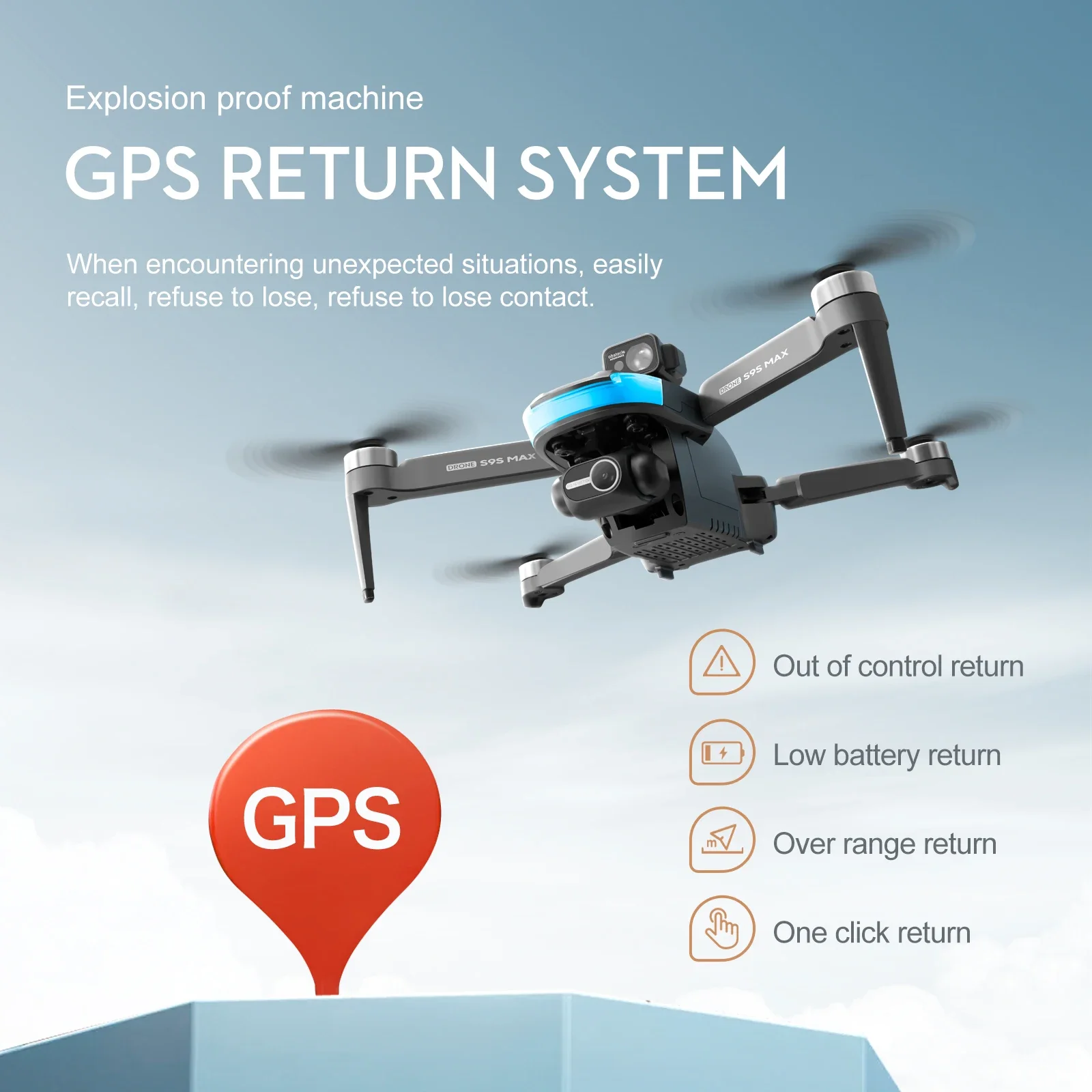 NEUE S9S MAX MINI Drone 4K 2-A – Fpv Brushless Rc Drone 4K Bewertung und Preis