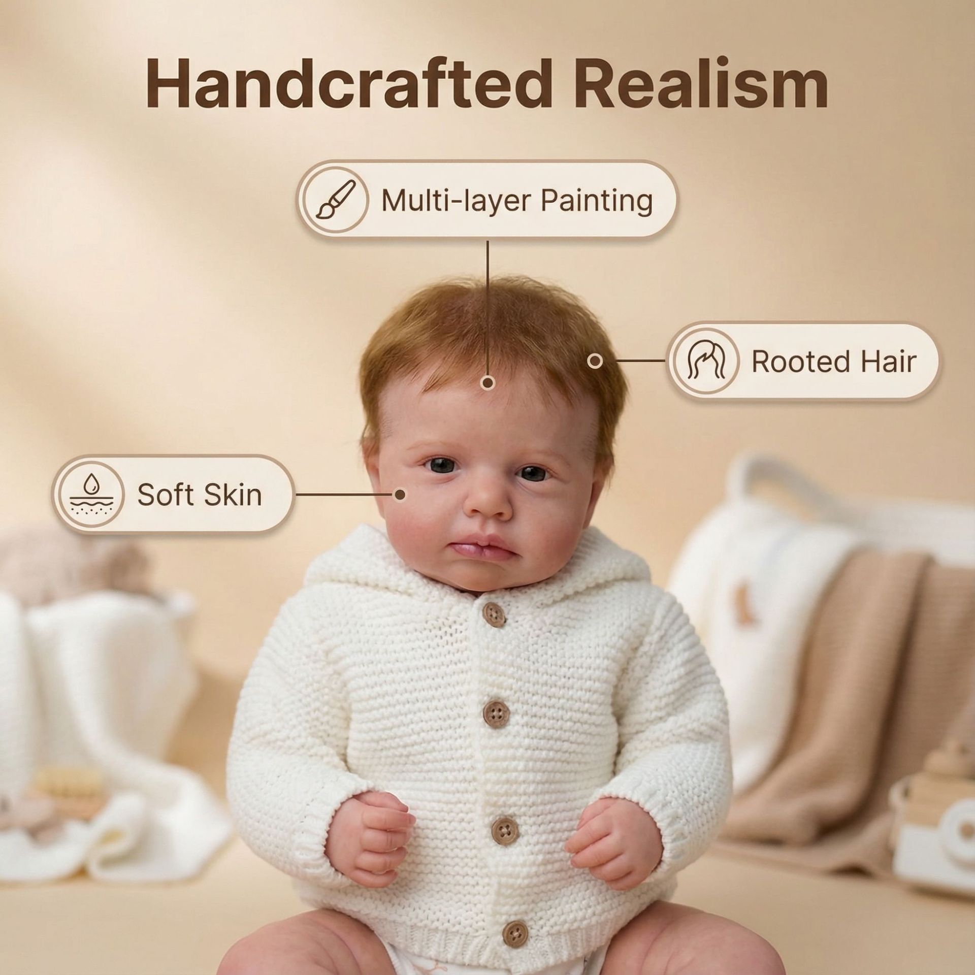 49cm LOULOU Realistische Neuge – Reborn Baby Doll Silicone Realistic Bewertung und Preis